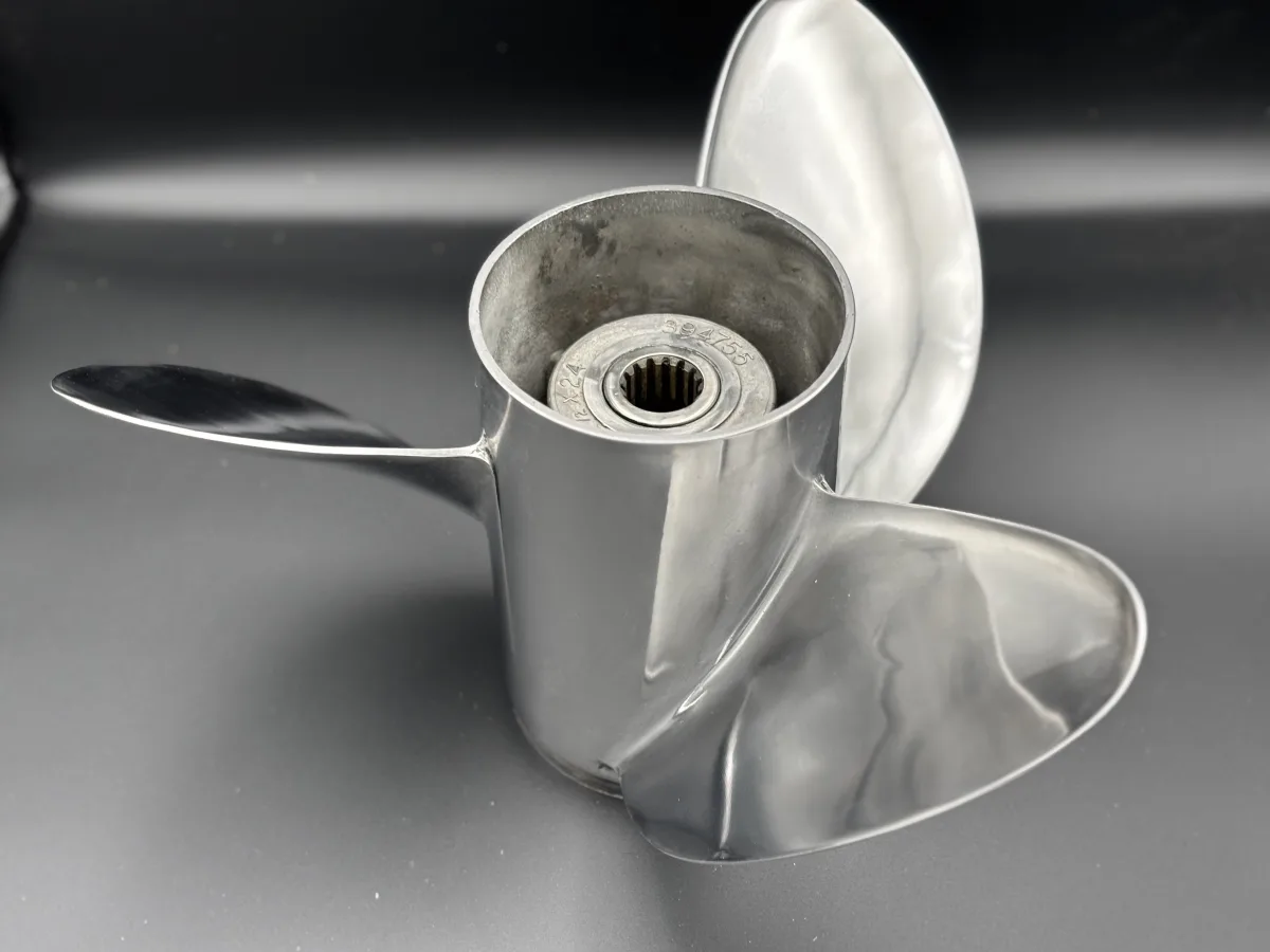 Aluminum Propeller Repair after repair