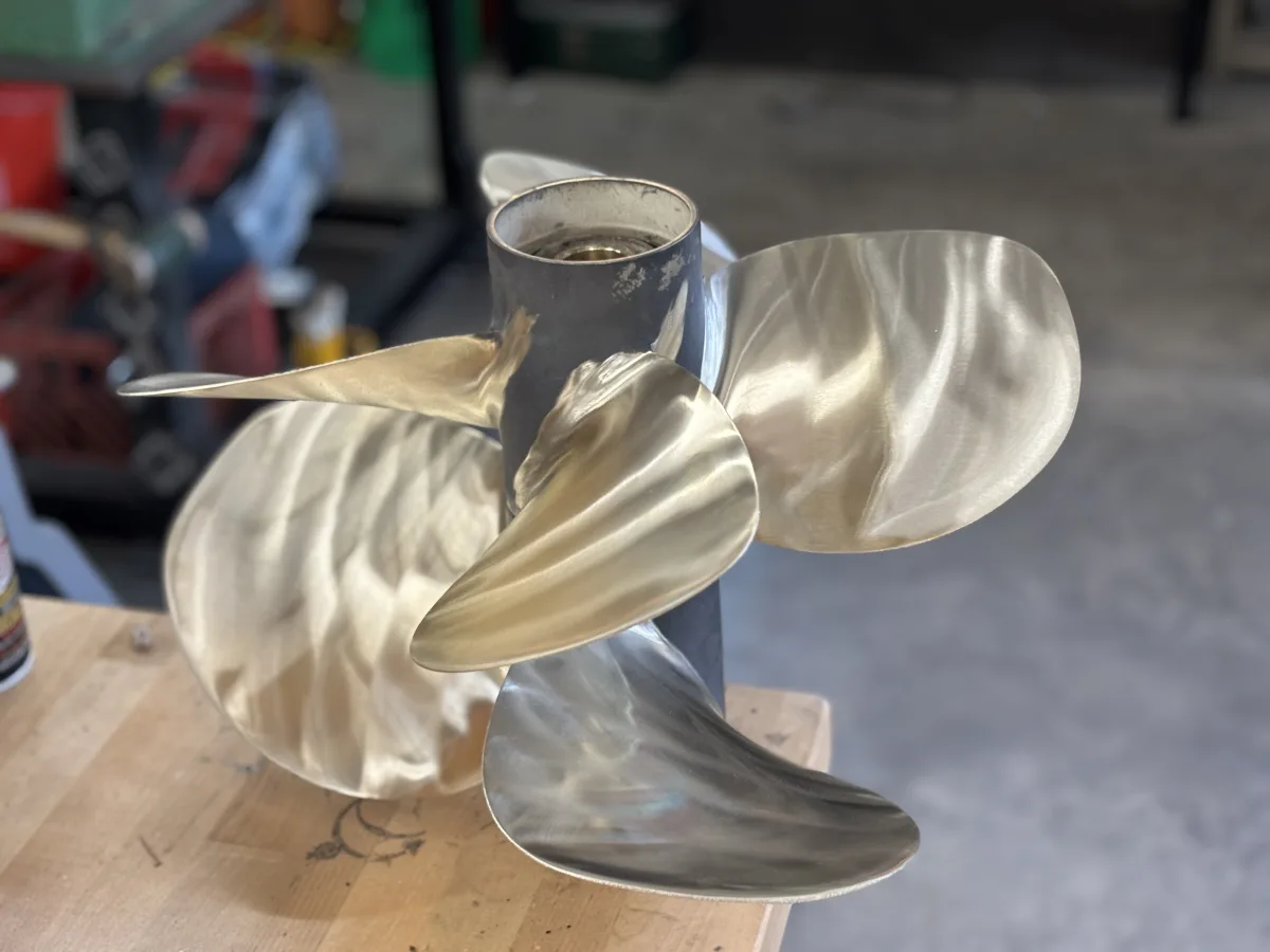 Nibral Propeller Repair after repair