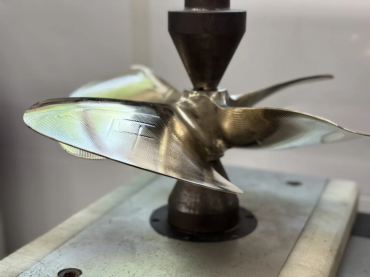 Nibral Propeller Repair after repair