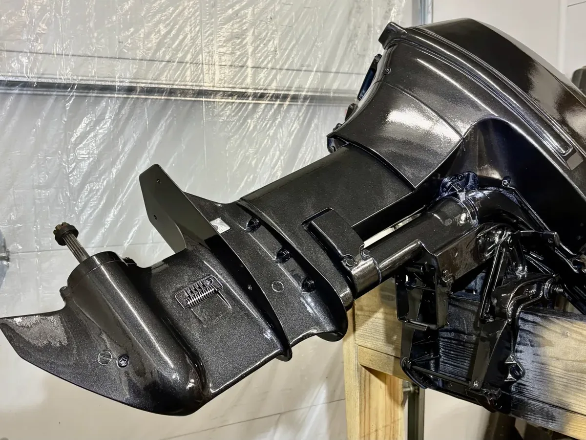 Skeg & Lower Unit Restoration after repair